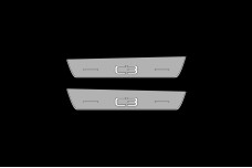 Led door sills Citroen C3 III 2016+ (rear doors) Led door sills Citroen C3 III 2016+ (rear doors)