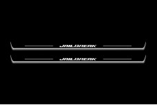 Led door sills Dodge Challenger 2008+ with logo "Jailbreak"