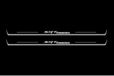 Led door sills Dodge Challenger 2008+ with logo "SRT Powered"