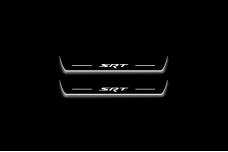 Led door sills Dodge Charger 2005-2011 with logo "SRT" (rear doors)