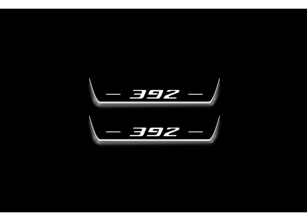 Led door sills Dodge Charger 2011+ with logo 392 (rear doors)