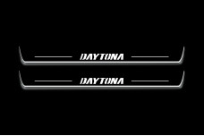 Led door sills Dodge Charger 2011+ with logo Daytona (front doors)