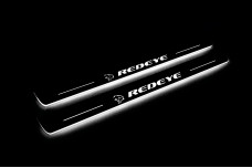 Led door sills Dodge Charger 2011+ with logo Hellcat Redeye (front doors)