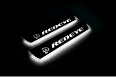 Led door sills Dodge Charger 2011+ with logo Hellcat Redeye (rear doors)