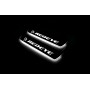 Led door sills Dodge Charger 2011+ with logo Hellcat Redeye (rear doors)