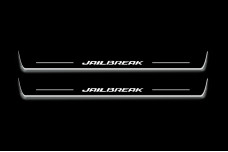 Led door sills Dodge Charger 2011+ with logo Jailbreak (front doors)