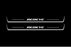 Led door sills Dodge Charger 2011+ with logo Redeye (front doors)
