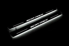 Led door sills Dodge Charger 2011+ with logo ScatPack (front doors)