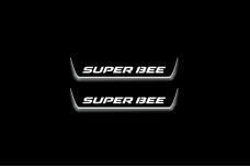 Led door sills Dodge Charger 2011+ with logo SuperBee (rear doors)