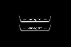 Led door sills Dodge Charger 2011+ with logo SXT (rear doors)
