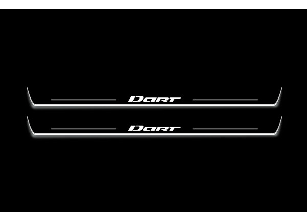 Led door sills Dodge Dart 2013-2016 (front doors)