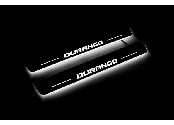 Led door sills Dodge Durango III 2011+ (front doors)