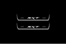 Led door sills Dodge Durango III 2011+ with logo SXT (rear doors)