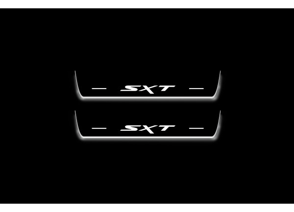Led door sills Dodge Durango III 2011+ with logo SXT (rear doors) Led door sills Dodge Durango III 2011+ with logo SXT (rear doors)