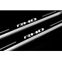Led door sills Dodge Ram V 2019+ with logo RHO (rear doors) Led door sills Dodge Ram V 2019+ with logo RHO (rear doors)