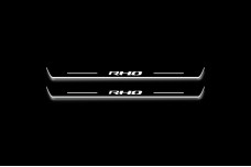 Led door sills Dodge Ram V 2019+ with logo RHO (rear doors)