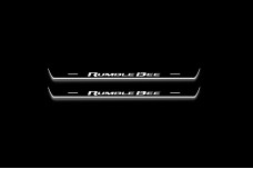 Led door sills Dodge Ram V 2019+ with logo Rumble Bee (rear doors)