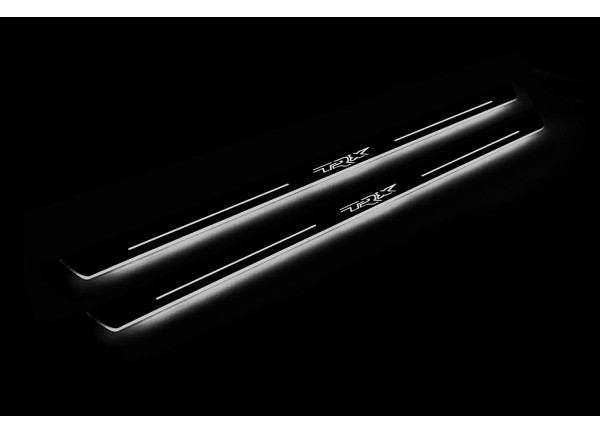 Led door sills Dodge Ram V 2019+ with logo TRX (front doors)