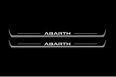 Led door sills Fiat 500 2007+ with logo "Abarth"