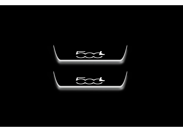 Led door sills Fiat 500L 2012+ (rear doors)