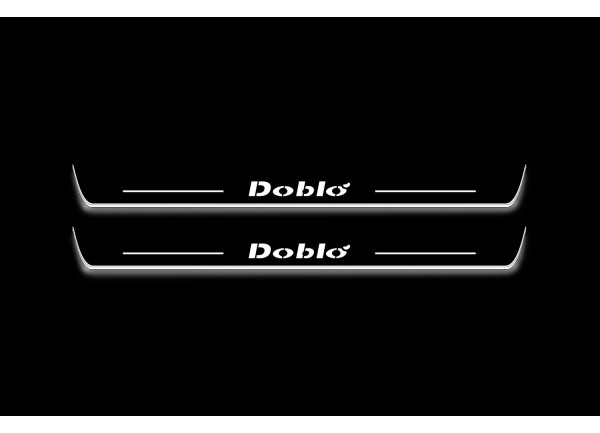 Led door sills Fiat Doblo I 2000-2010 (front doors)
