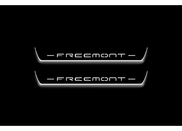 Led door sills Fiat Freemont 2011+ (front doors) Led door sills Fiat Freemont 2011+ (front doors)