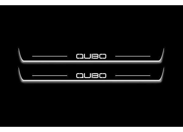 Led door sills Fiat Qubo 2008+ (front doors)