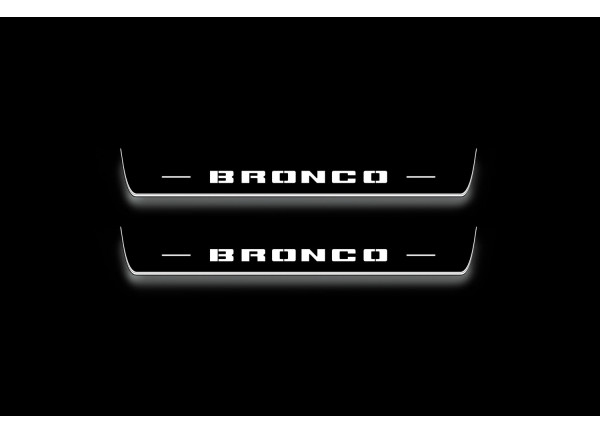 Led door sills Ford Bronco VI 2020+ (front doors) Led door sills Ford Bronco VI 2020+ (front doors)
