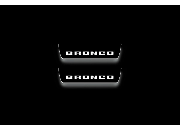 Led door sills Ford Bronco VI 2020+ (rear doors) Led door sills Ford Bronco VI 2020+ (rear doors)