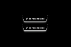 Led door sills Ford Bronco VI 2020+ with logo Horse (rear doors) Led door sills Ford Bronco VI 2020+ with logo Horse (rear doors)