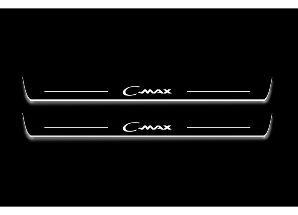 Led door sills Ford C-Max II 2012-2019 (front doors)