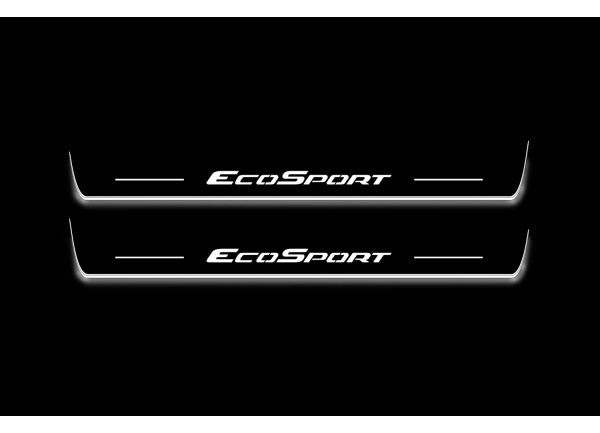 Led door sills Ford EcoSport II 2012+ (front doors)