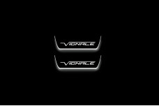 Led door sills Ford Edge II 2014+ with logo Vignale (rear doors)