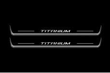 Led door sills Ford Escape III 2013-2019 with logo Titanium (front doors)