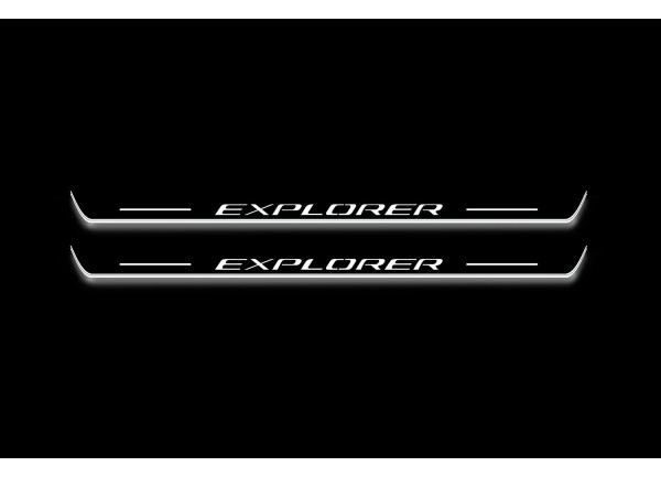 Led door sills Ford Explorer VI 2020+ (front doors)