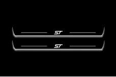 Led door sills Ford Fiesta 2008-2017 (3 doors) with logo ST