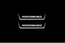 Led door sills Ford Focus IV 2018+ with logo Ford Performance (rear doors)