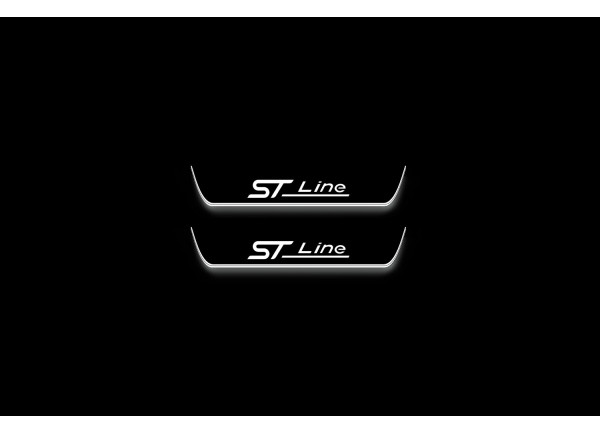 Led door sills Ford Escape IV 2020+ with logo ST line (rear doors) Led door sills Ford Escape IV 2020+ with logo ST line (rear doors)