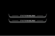 Led door sills Ford Escape IV 2020+ with logo Titanium (front doors)