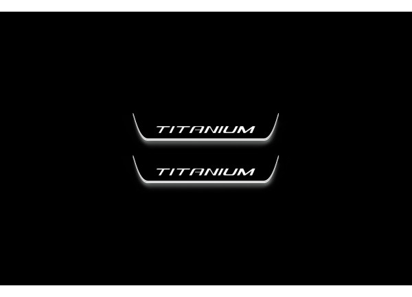 Led door sills Ford Escape IV 2020+ with logo Titanium (rear doors) Led door sills Ford Escape IV 2020+ with logo Titanium (rear doors)