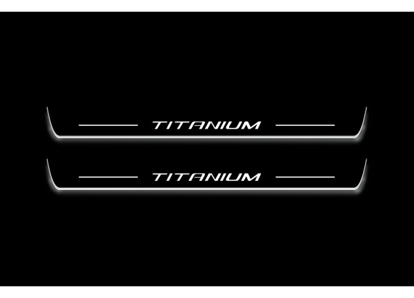 Led door sills Ford Mondeo V 2014+ with logo Titanium (front doors)