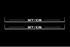 Led door sills Ford Mustang V 2005-2015 with logo GT/CS
