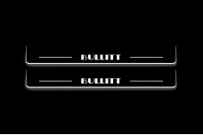 Led door sills Ford Mustang VII 2023+ with logo Bullitt