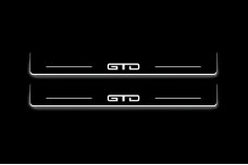 Led door sills Ford Mustang VII 2023+ with logo GTD
