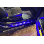 Led door sills Ford Mustang VII 2023+ with logo Mustang Dark Horse Led door sills Ford Mustang VII 2023+ with logo Mustang Dark Horse