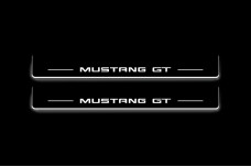 Led door sills Ford Mustang VII 2023+ with logo Mustang GT