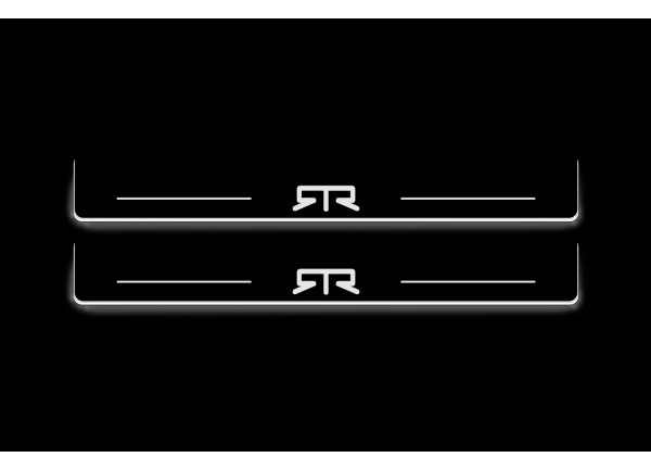 Led door sills Ford Mustang VII 2023+ with logo RTR