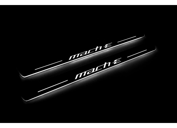 Led door sills Ford Mustang Mach-E 2020+ (front doors) Led door sills Ford Mustang Mach-E 2020+ (front doors)
