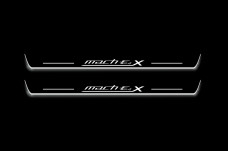 Led door sills Ford Mustang Mach-E 2020+ with logo 4X (front doors)