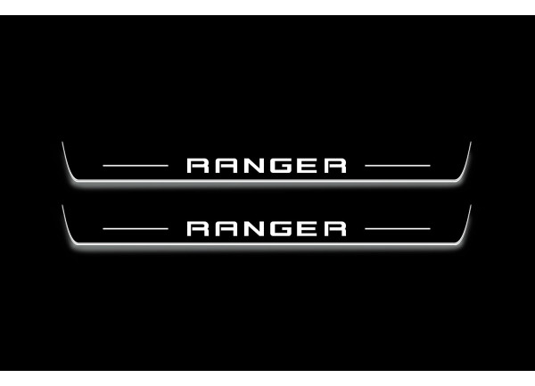 Led door sills Ford Ranger IV 2018-2022 (front doors) Led door sills Ford Ranger IV 2018-2022 (front doors)